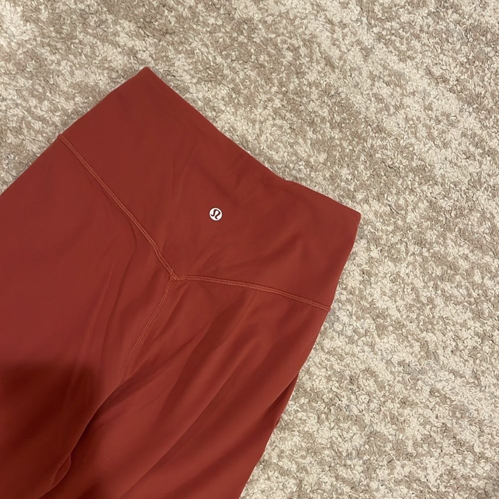 LULULEMON Align Wide Leg Crop 23" in Soft Cranberry Sz. 4 - Picture 7 of 11